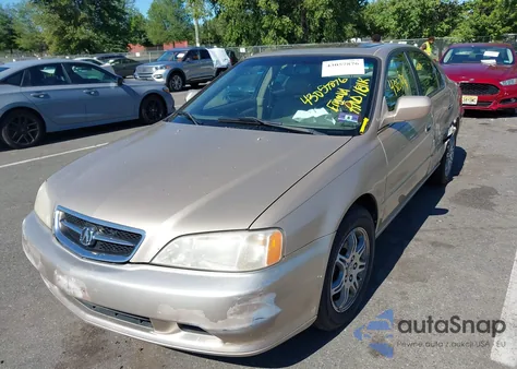 2000 Acura Tl 3.2 z USA, uszkodzony, nr VIN 19UUA5665YA034899